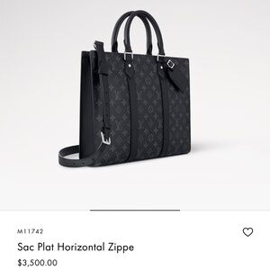 Louis Vuitton Sac Plat Horizontal Zip
